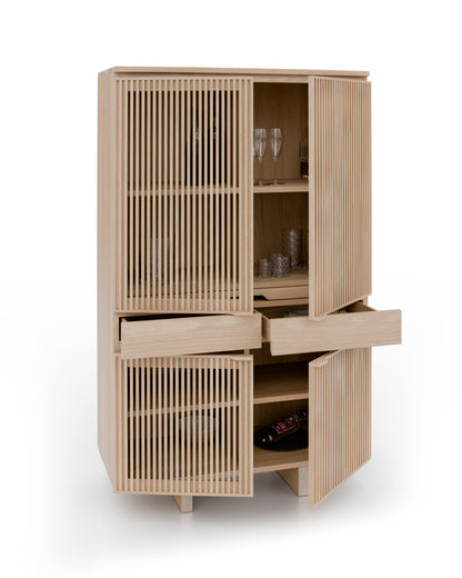 Barschrank Highboard Eiche