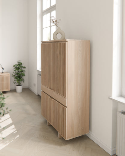 Barschrank Highboard Eiche