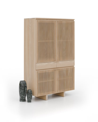Barschrank Highboard Eiche