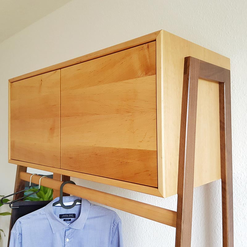Kleiderständer Garderobe aus Erle
