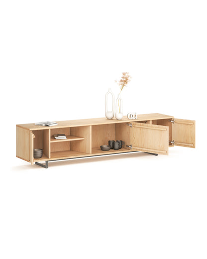 Großes Lowboard – Modernes Massivholzdesign