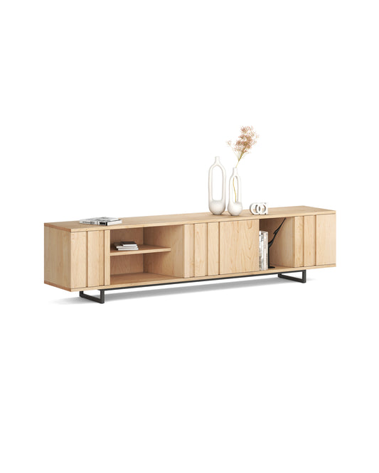 Großes Lowboard – Modernes Massivholzdesign