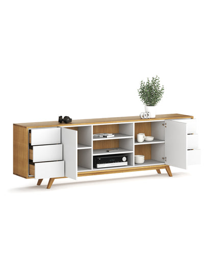 Sideboard XL in Eiche weiß