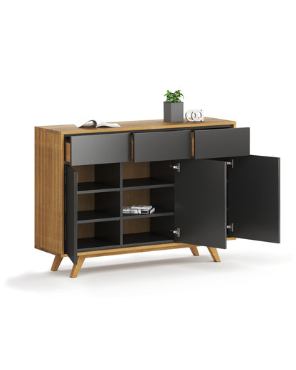 Sideboard in Eiche schwarz