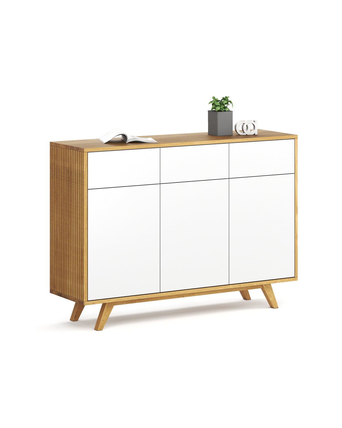 Sideboard in Eiche weiß