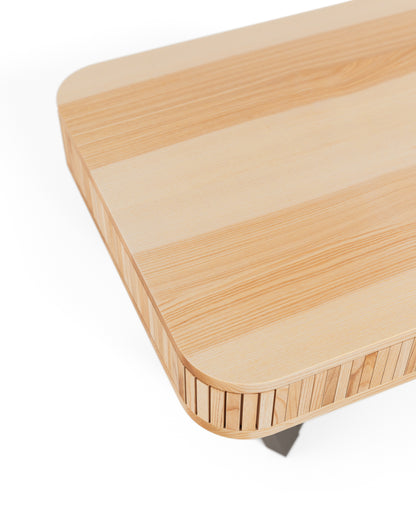Couchtisch Kernesche mit Stauraum
