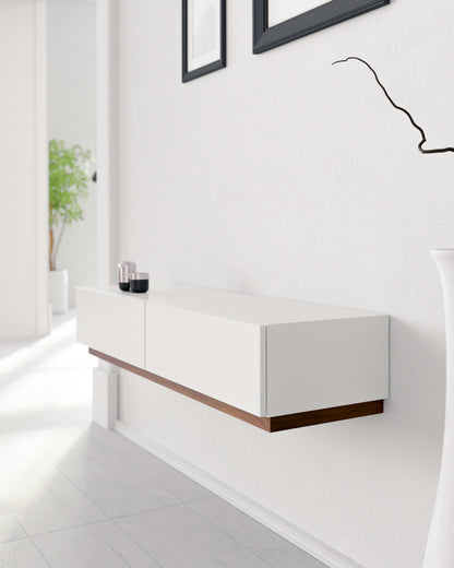 TV Lowboard mit Nussbaum