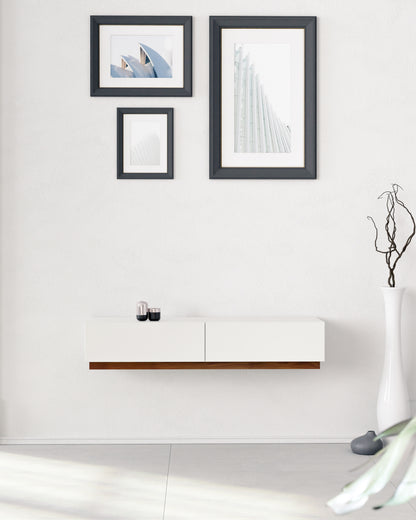 TV Lowboard mit Nussbaum