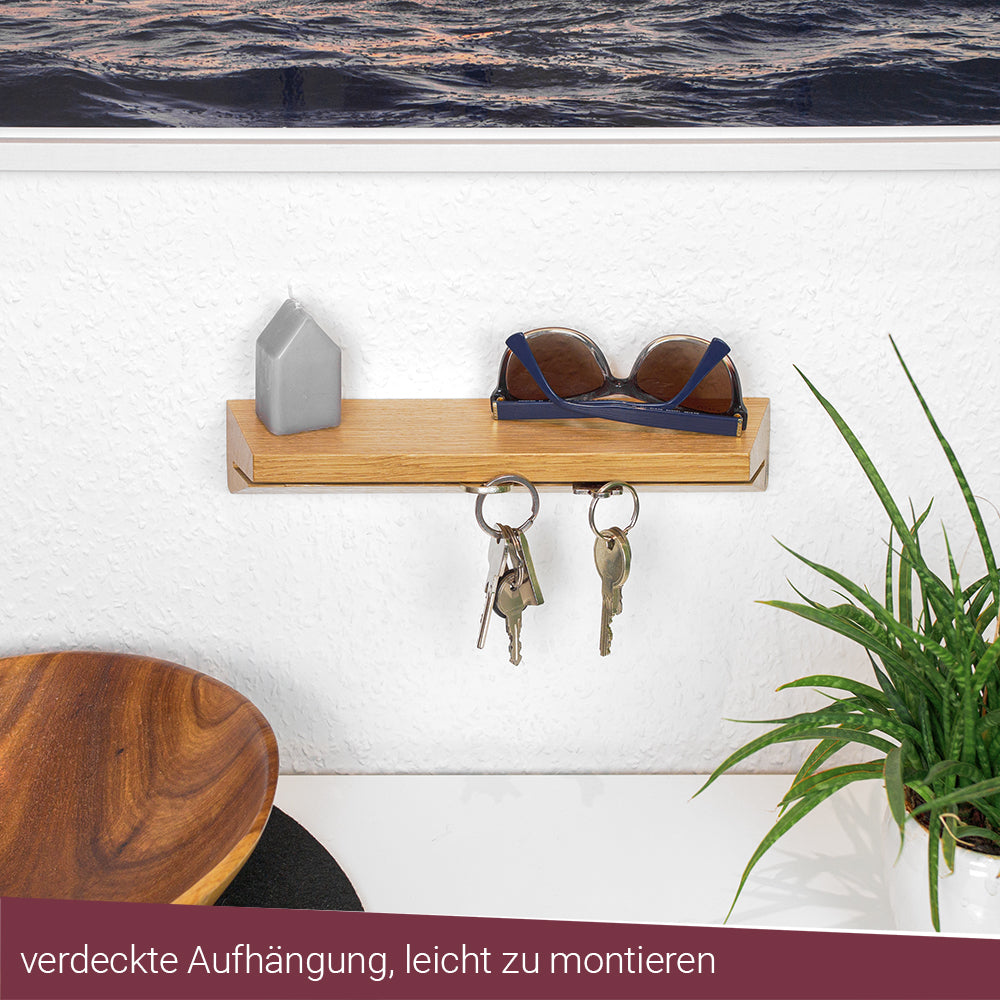Schlüselbrett Schlüsselboard Holz Eiche