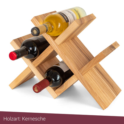 Weinregal Weinständer massiv Holz